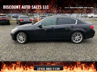 2008 Infiniti G35 for sale at DISCOUNT AUTO SALES LLC in Spanaway WA
