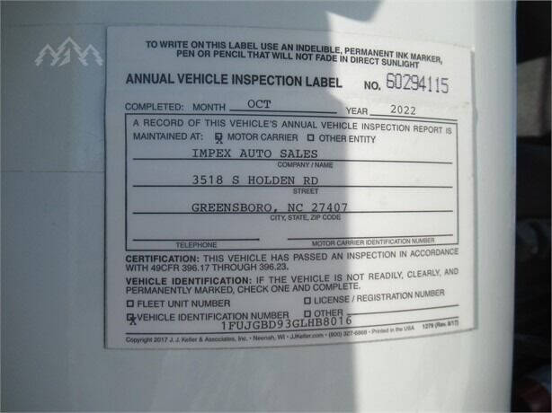 2016 Freightliner Cascadia