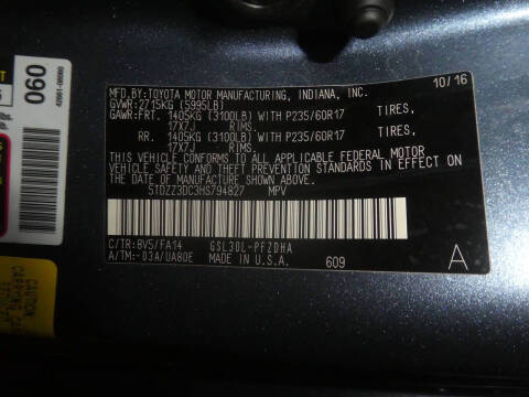 2017 Toyota Sienna L 7-Passenger