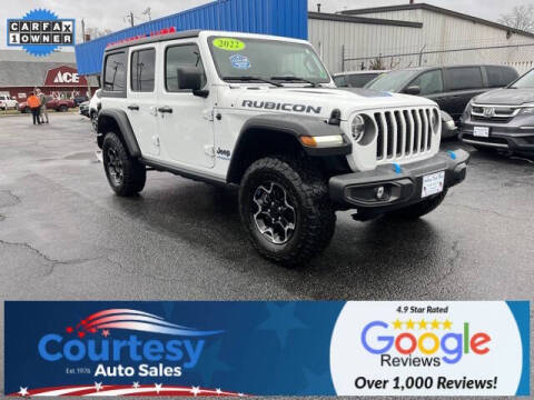2022 Jeep Wrangler Unlimited for sale at Courtesy Auto Sales in Chesapeake VA