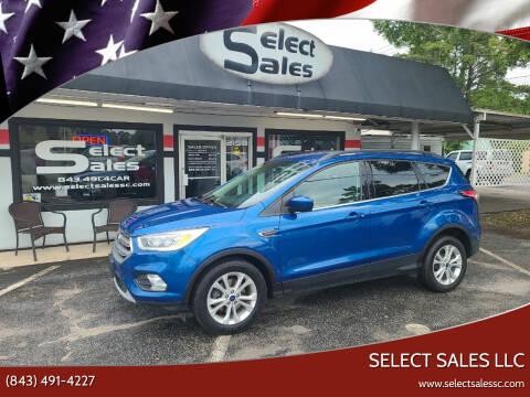 2017 Ford Escape for sale at Select Sales LLC in Little River SC