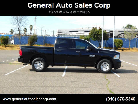 2015 RAM 1500 for sale at General Auto Sales Corp in Sacramento CA