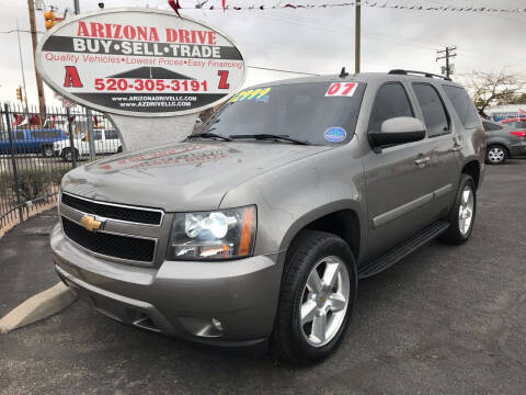 2007 Chevrolet Tahoe for sale at Arizona Drive LLC in Tucson AZ