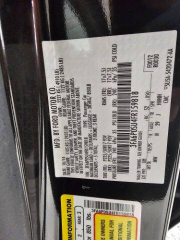 2015 Ford Fusion Energi Titanium