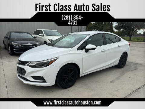 2017 Chevrolet Cruze for sale at First Class Auto Sales in Sugar Land TX