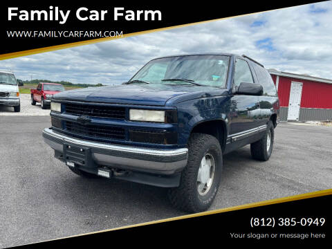 1998 Chevrolet Tahoe for sale at Family Car Farm in Princeton IN