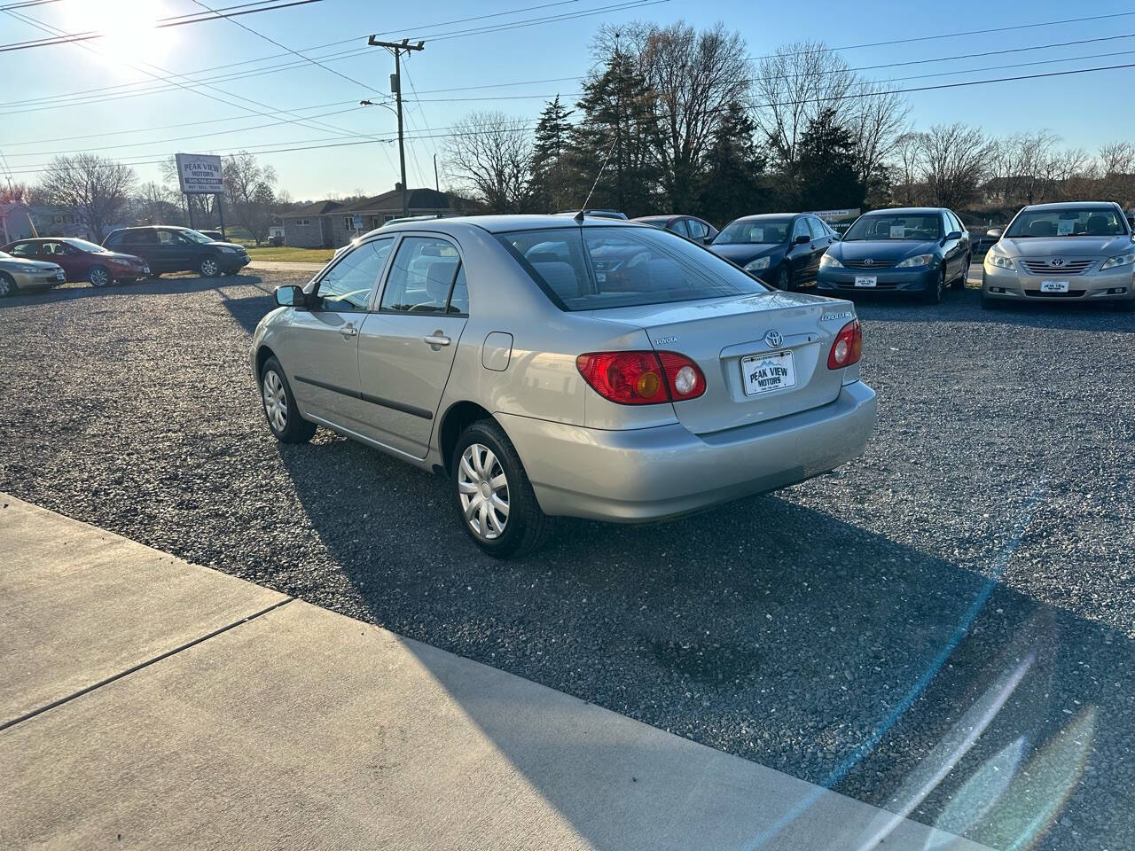 2004 Toyota Corolla for sale at PEAK VIEW MOTORS in Mount Crawford, VA