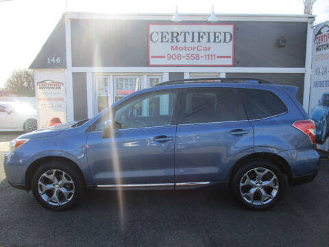 2016 Subaru Forester for sale at CERTIFIED MOTORCAR LLC in Roselle Park NJ