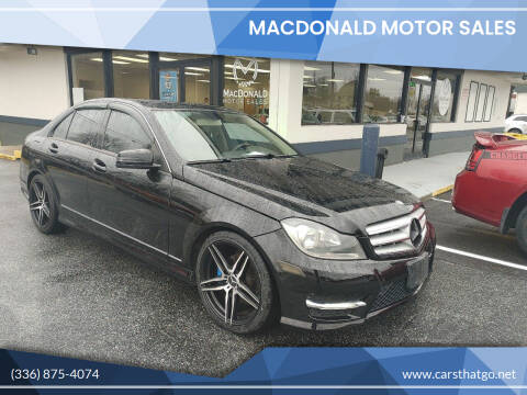 Mercedes Benz C Class For Sale In High Point Nc Macdonald Motor Sales