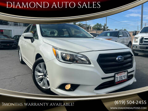 2015 Subaru Legacy for sale at DIAMOND AUTO SALES in El Cajon CA