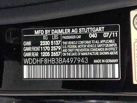 2011 Mercedes-Benz E-Class