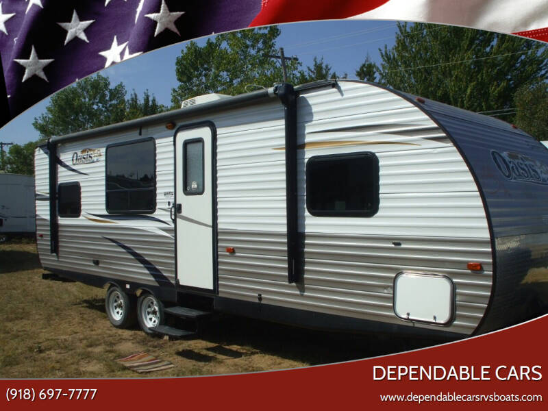 2014 SHASTA 26ft OASIS for sale at DEPENDABLE CARS in Mannford OK