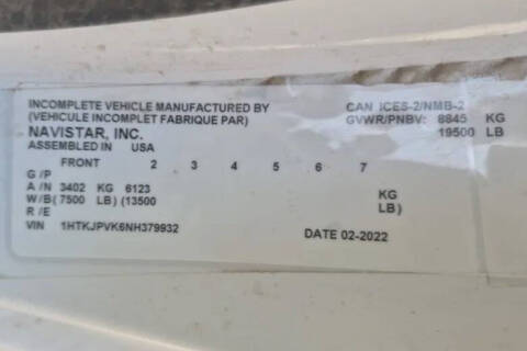 2022 Chevrolet Silverado 5500HD