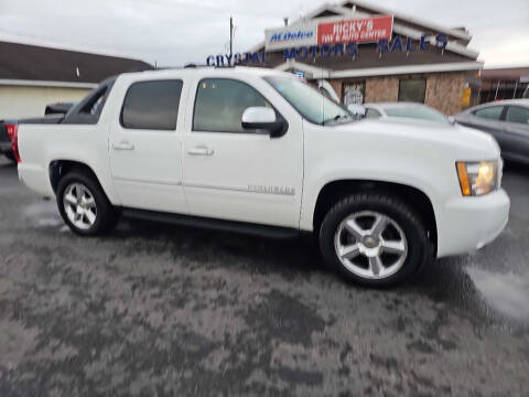 2012 Chevrolet Avalanche for sale at CRYSTAL MOTORS SALES in Rome NY