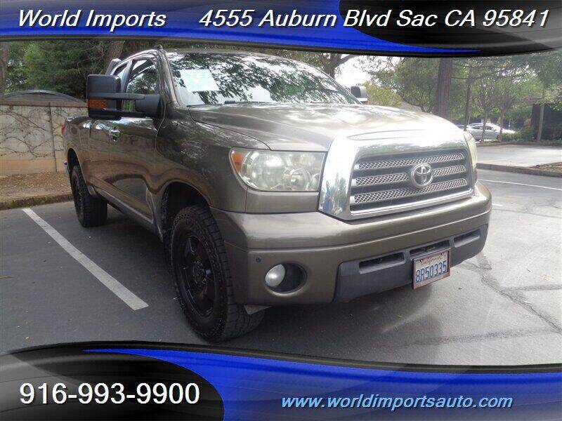 2008 Toyota Tundra for sale at World Imports in Sacramento CA