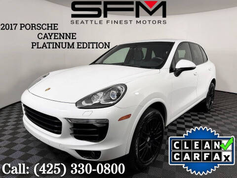 2017 Porsche Cayenne Platinum Edition