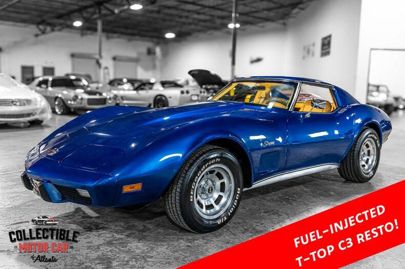 1976 Chevrolet Corvette for sale at Collectible Motor Car of Atlanta in Marietta GA