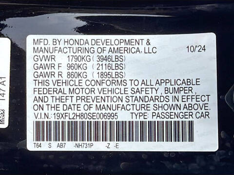 2025 Honda Civic Sport