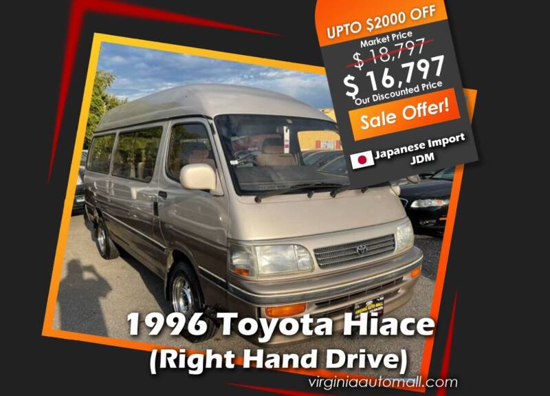 1996 Toyota Hiace for sale at Virginia Auto Mall - JDM in Woodford VA