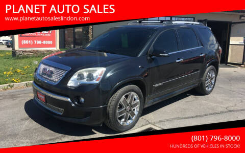 2012 GMC Acadia for sale at PLANET AUTO SALES in Lindon UT