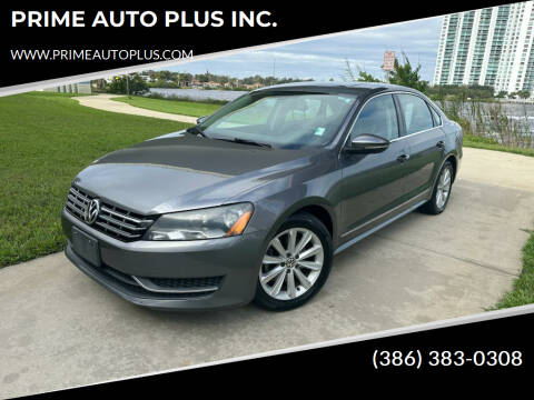 2012 Volkswagen Passat for sale at PRIME AUTO PLUS INC. in Daytona Beach FL