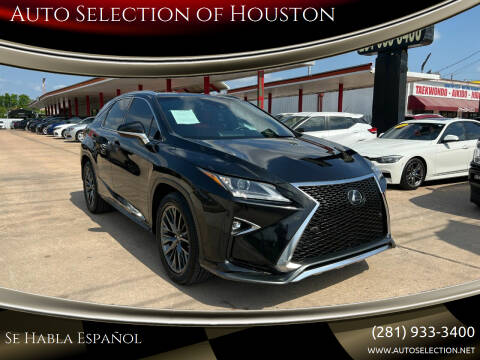 2017 Lexus RX 350 for sale at Auto Selection of Houston in Houston TX