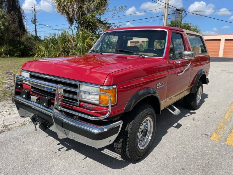 1989 Ford Bronco for sale at American Classics Autotrader LLC in Pompano Beach FL