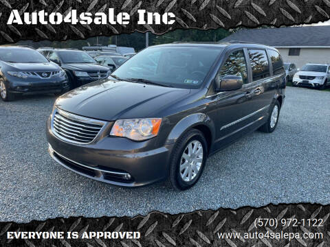 2016 Chrysler Town and Country for sale at Auto4sale Inc in Mount Pocono PA