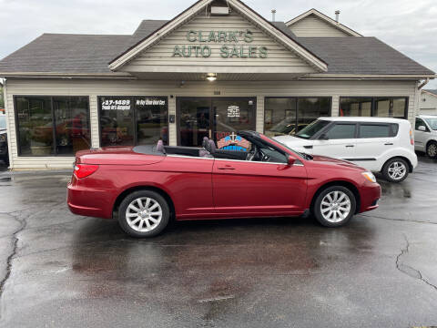 2012 Chrysler 200 for sale at Clarks Auto Sales in Middletown OH