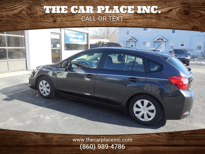 2014 Subaru Impreza for sale at THE CAR PLACE INC. in Somersville CT