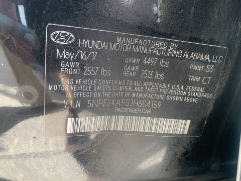 2018 Hyundai Sonata SE