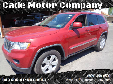 2011 Jeep Grand Cherokee for sale at Cade Motor Company in Lawrence Township NJ