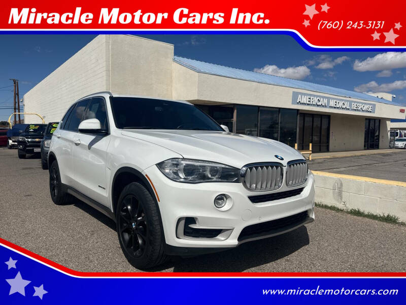 2018 BMW X5 for sale at Miracle Motor Cars Inc. in Victorville CA