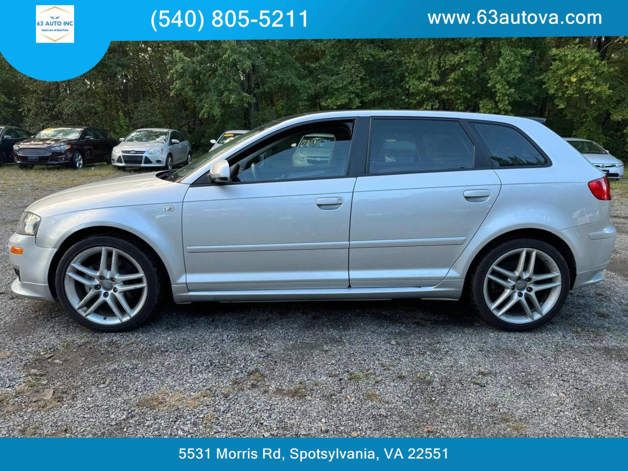 2008 Audi A3 for sale at 63 Auto Inc in Spotsylvania, VA