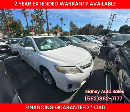 2010 Toyota Camry Hybrid for sale at Sidney Auto Sales in Downey CA