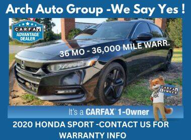 2020 Honda Accord for sale at Arch Auto Group in Eatonton GA