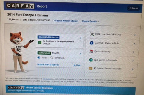 2014 Ford Escape Titanium