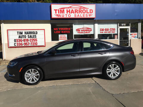 2017 Chrysler 200 for sale at Tim Harrold Auto Sales in Wilkesboro NC