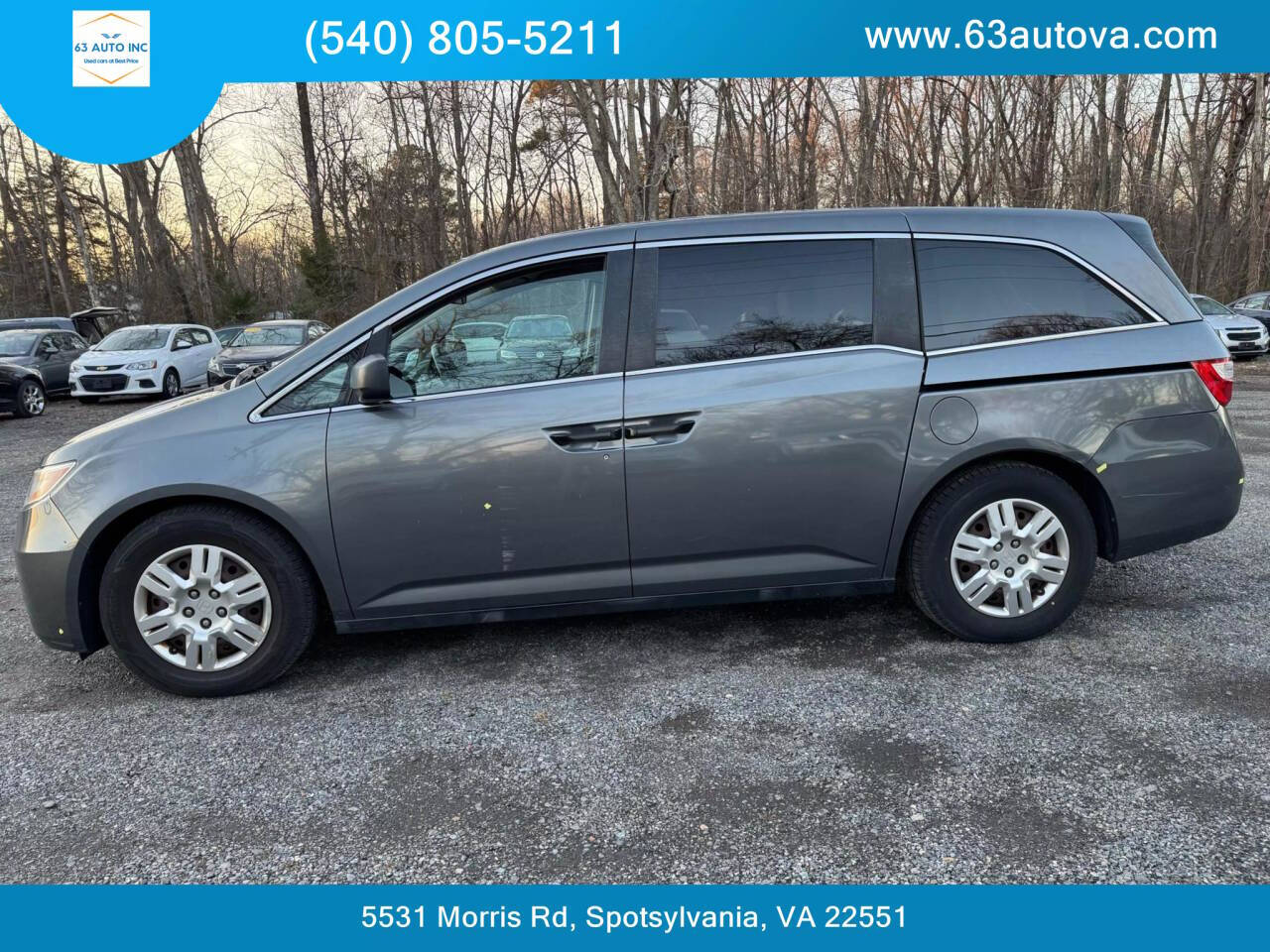 2012 Honda Odyssey for sale at 63 Auto Inc in Spotsylvania, VA