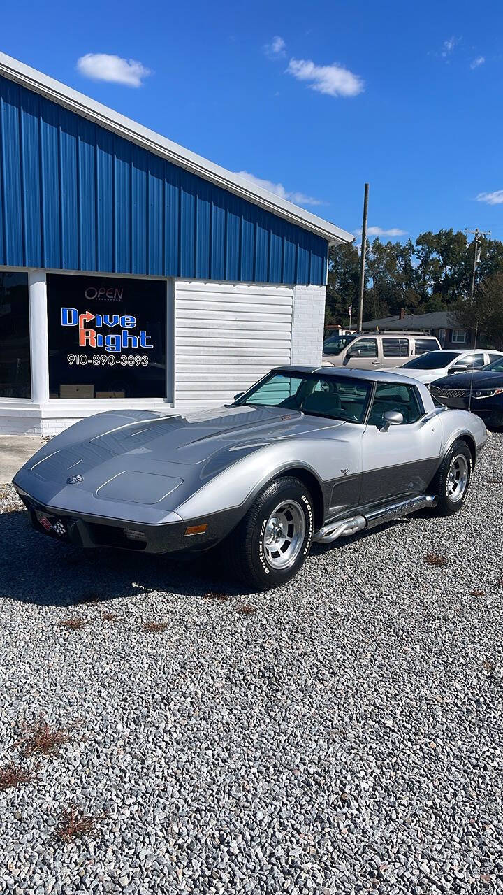 1978 Chevrolet Corvette for sale at Drive Right Auto in Clinton, NC