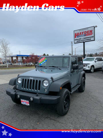 2014 Jeep Wrangler for sale at Hayden Cars in Coeur D Alene ID