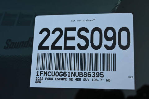 2022 Ford Escape SE
