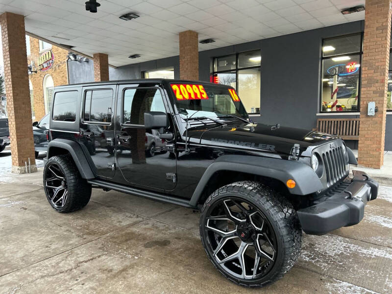 2016 Jeep Wrangler Unlimited for sale at AUTOPLEX OF MILWAUKEE - South Autoplex in Milwaukee WI