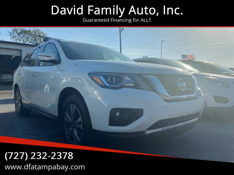 2019 Nissan Pathfinder for sale at David Family Auto, Inc. in New Port Richey FL