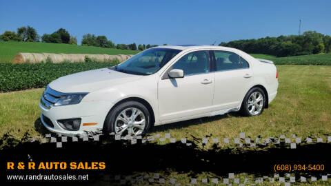 2012 Ford Fusion for sale at R & R AUTO SALES in Juda WI