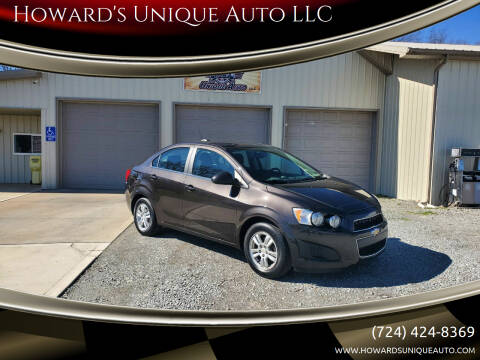 2015 Chevrolet Sonic for sale at Howard's Unique Auto LLC in Mount Pleasant PA