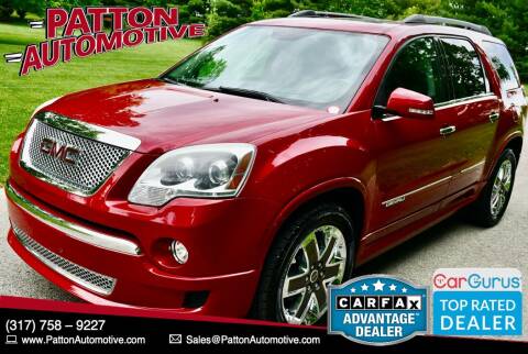 2012 GMC Acadia for sale at Patton Automotive in Sheridan IN