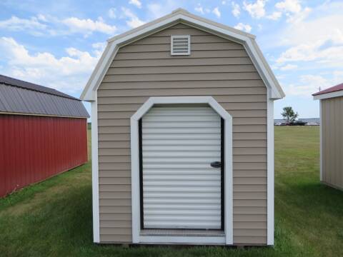 2024 Spring Valley Sheds 8x12 Dutch Barn for sale at Hinkle Auto Sales - Sheds in Mount Pleasant IA