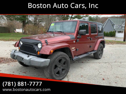 2007 Jeep Wrangler Unlimited for sale at Boston Auto Cars in Dedham MA