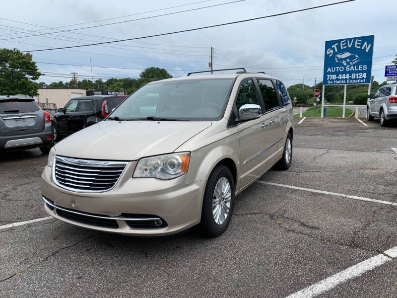 2012 Chrysler Town and Country for sale at Steven Auto Sales in Marietta GA